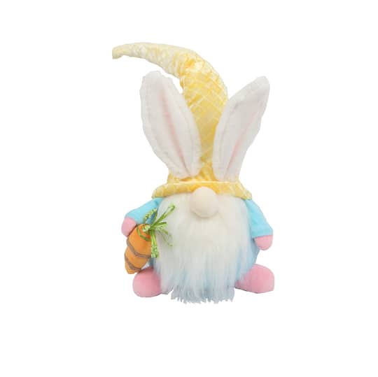 18.5&#x22; Pastel Easter Gnome with Bunny Ears Decorative Figure